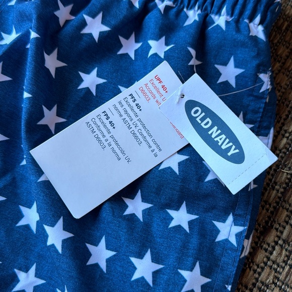 Old Navy Star & Stripes Swim Trunks - Picture 2 of 5